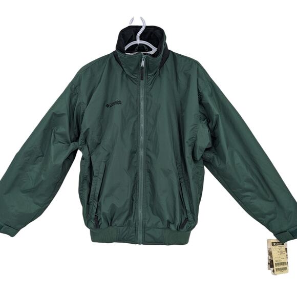 NWT Men's Vintage 2008 COLUMBIA "Falmouth Parka" Insulated Bomber Jacket Green S - Picture 1 of 12